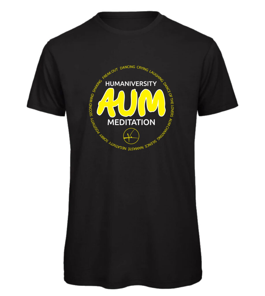 T-Shirt Men Humaniversity AUM Meditation Stages