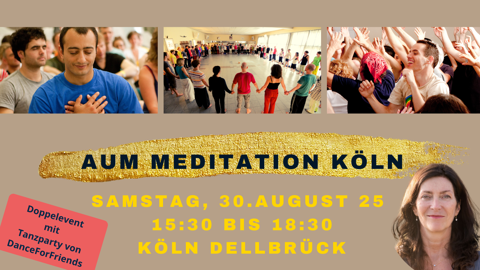AUM Meditation Köln mit Tanzparty