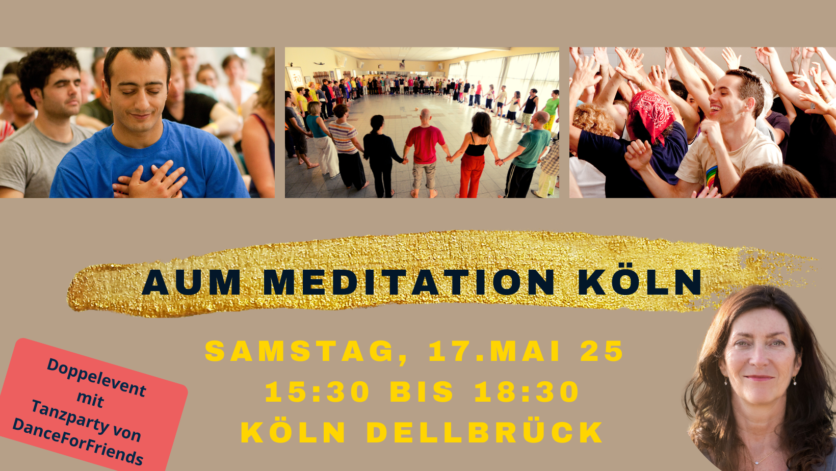 AUM Meditation Köln mit Tanzparty